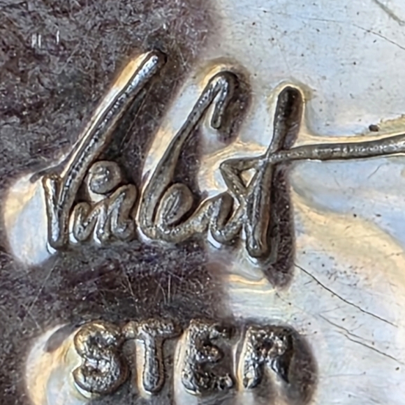 Hallmarked Sterling Silver Lapis Lazuli Vincent Gulino Large Pendant 26.9grams - Picture 6 of 11